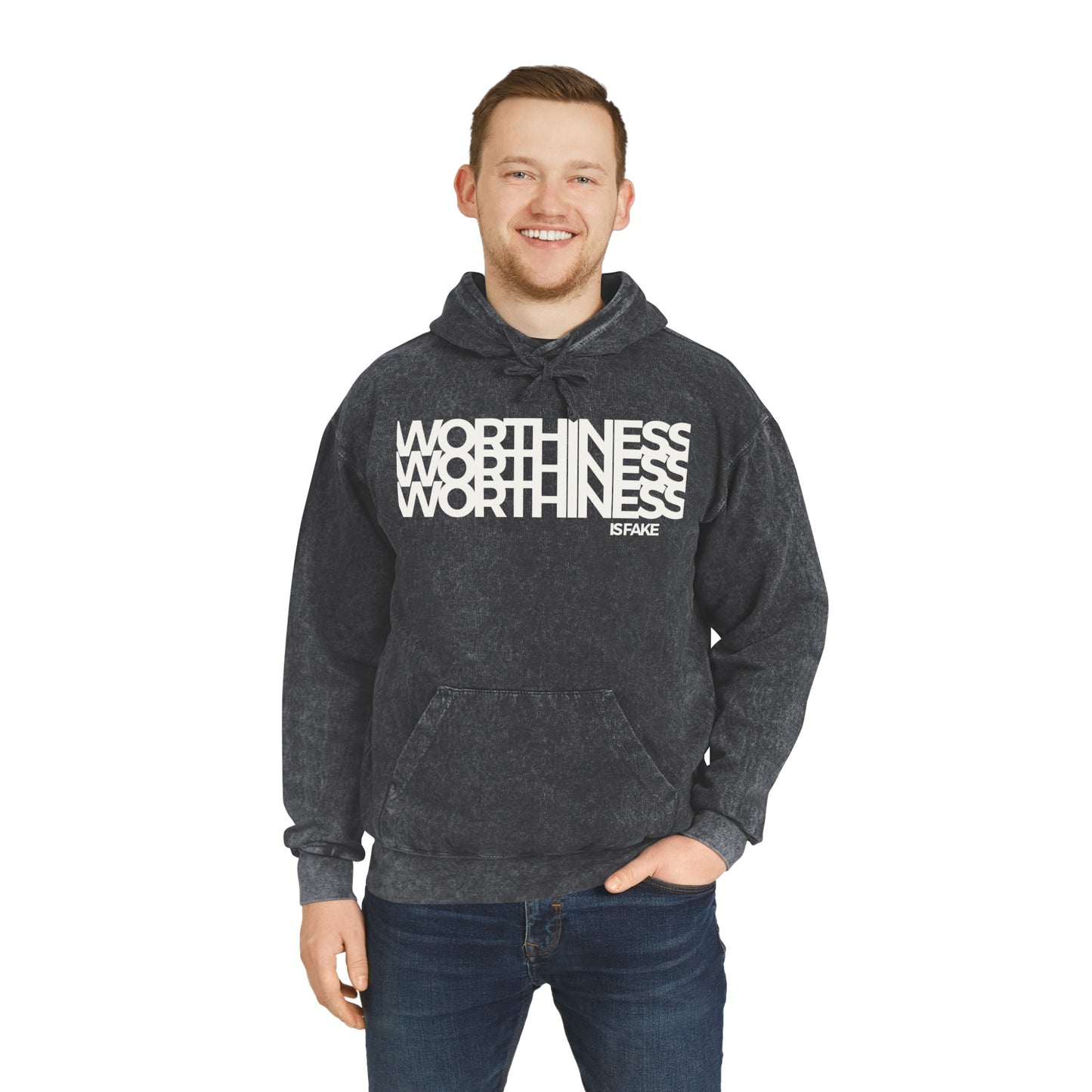 WIF Unisex Mineral Wash Hoodie