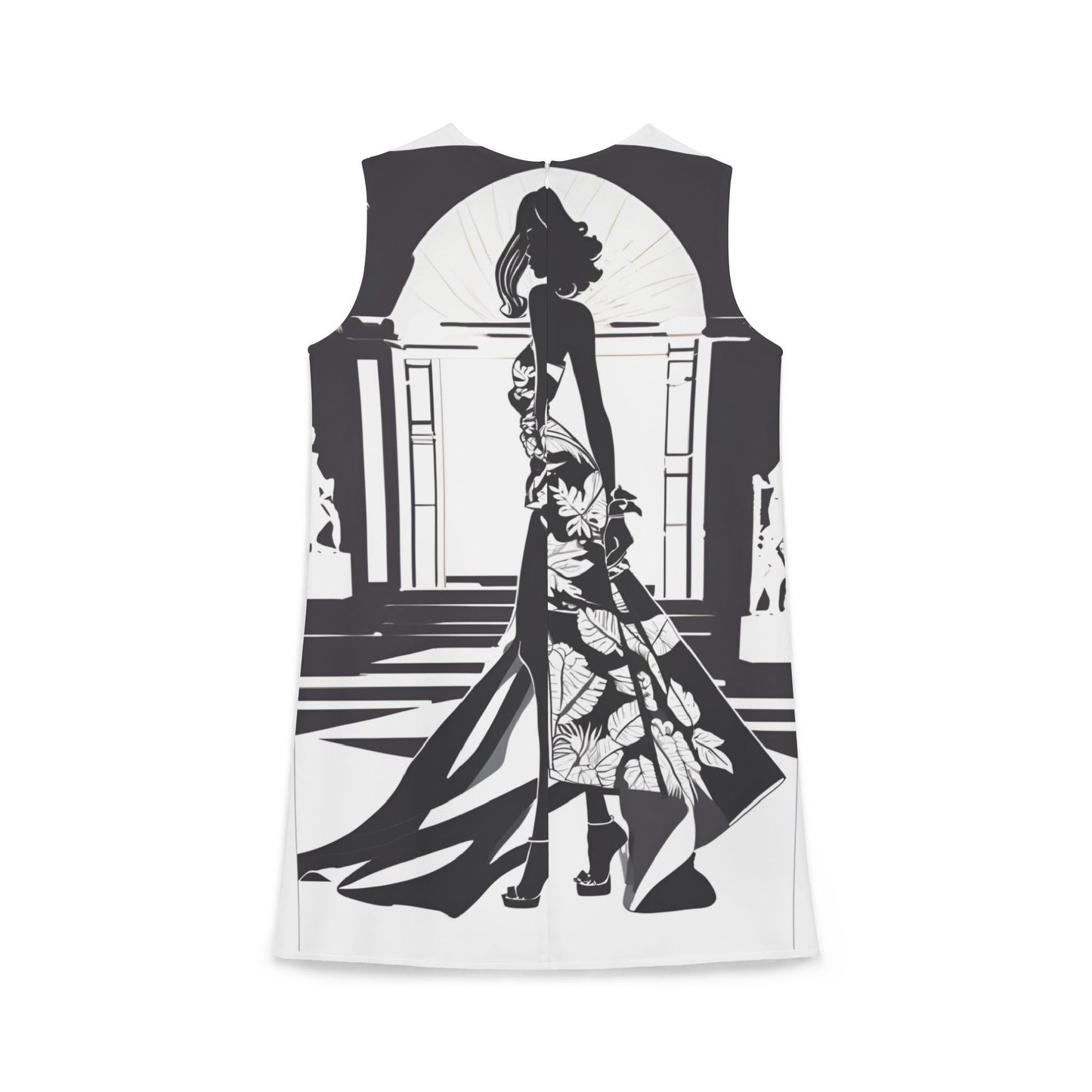 She A-line Sleeveless Dress (AOP)