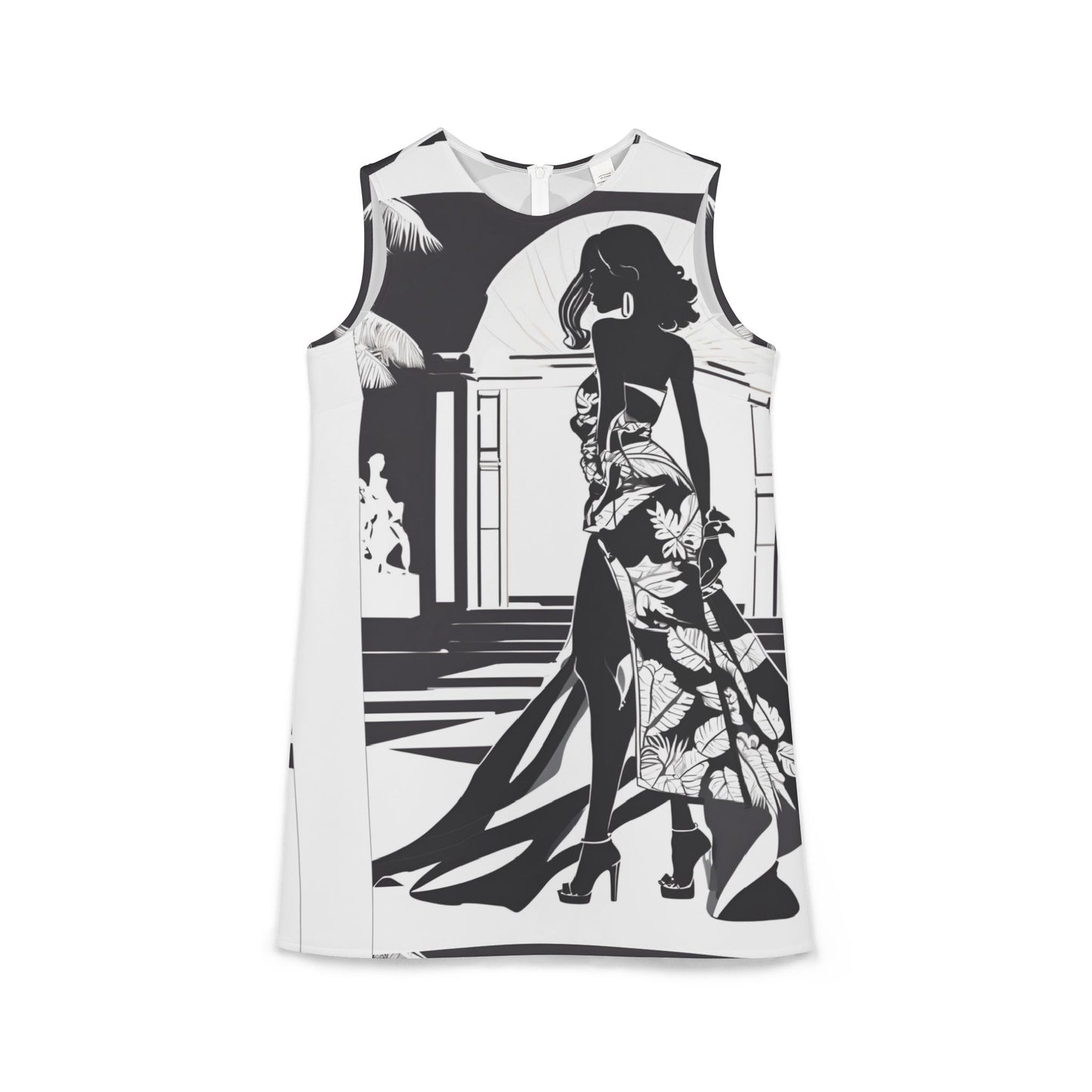 She A-line Sleeveless Dress (AOP)