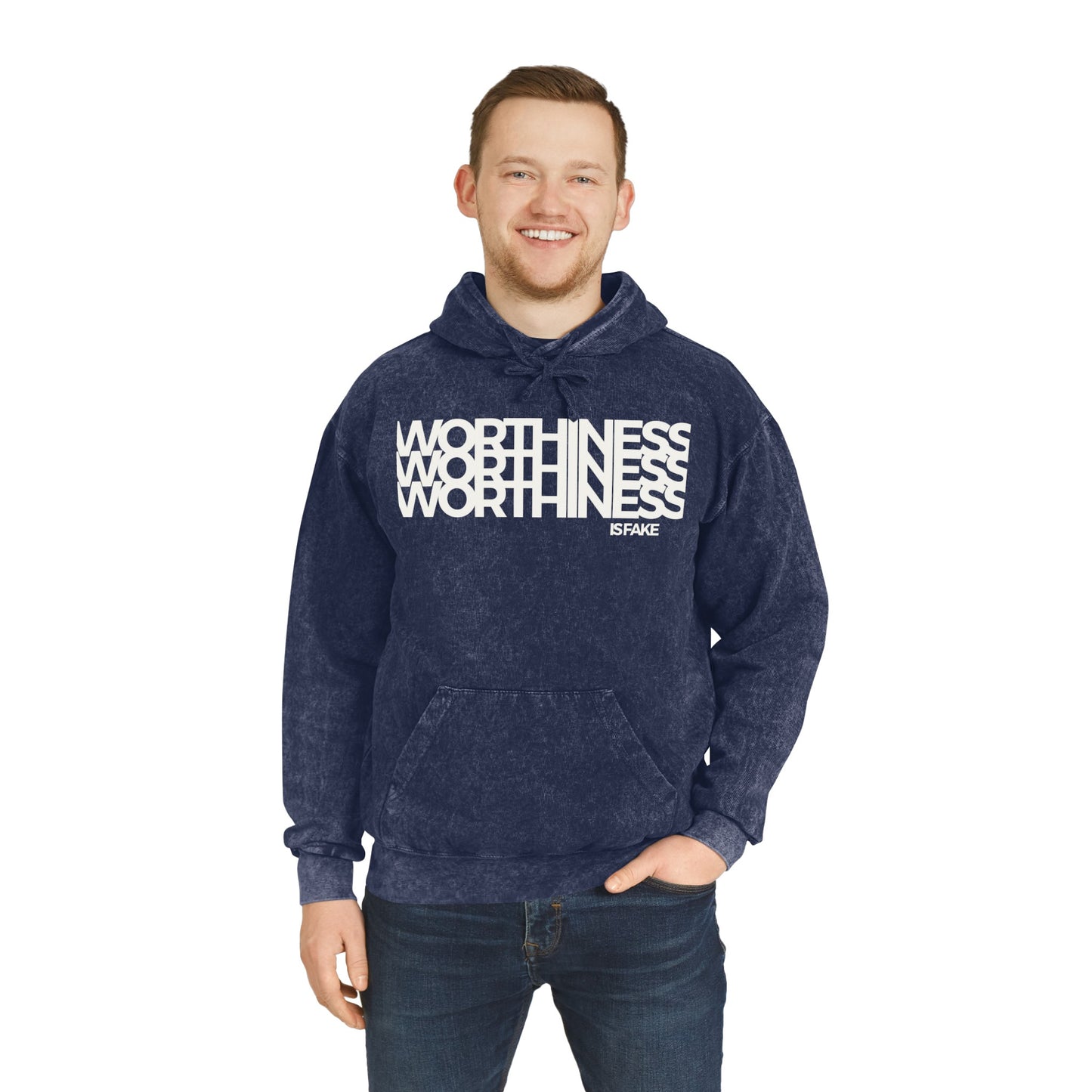 WIF Unisex Mineral Wash Hoodie
