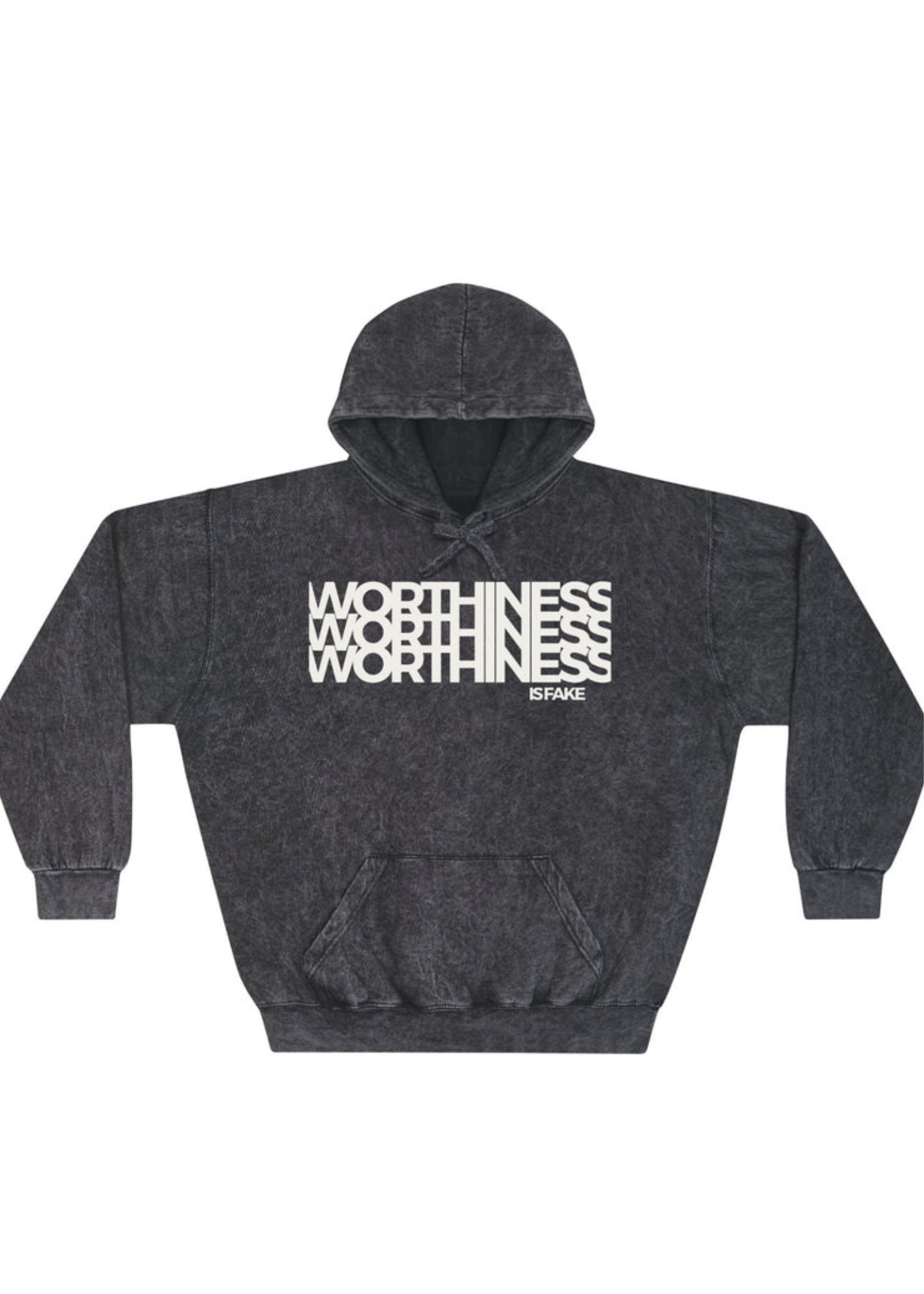 WIF Unisex Mineral Wash Hoodie