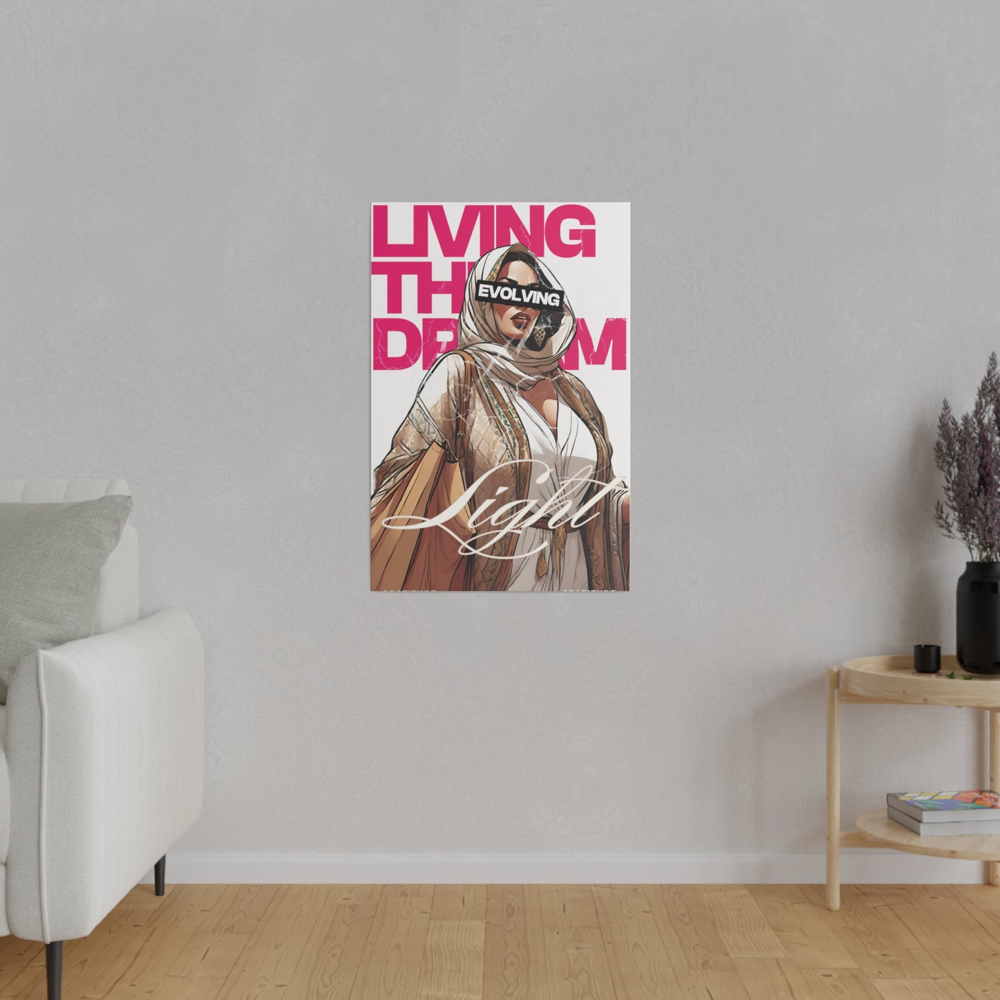 Matte Canvas, Stretched, 0.75"