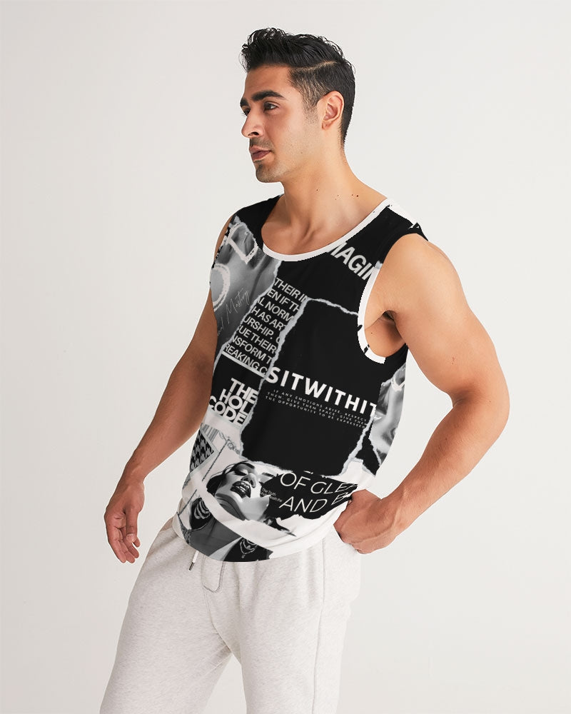 Loud Af Men's All-Over Print Sport Tank