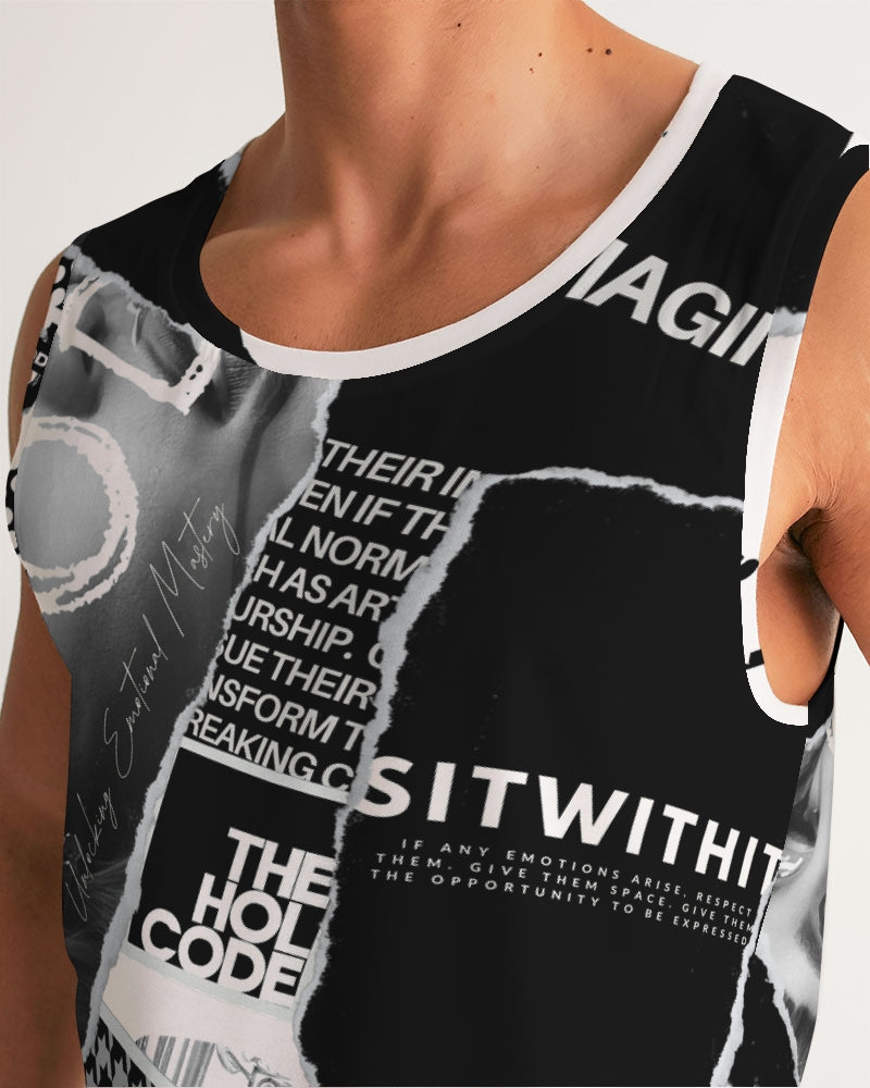 Loud Af Men's All-Over Print Sport Tank