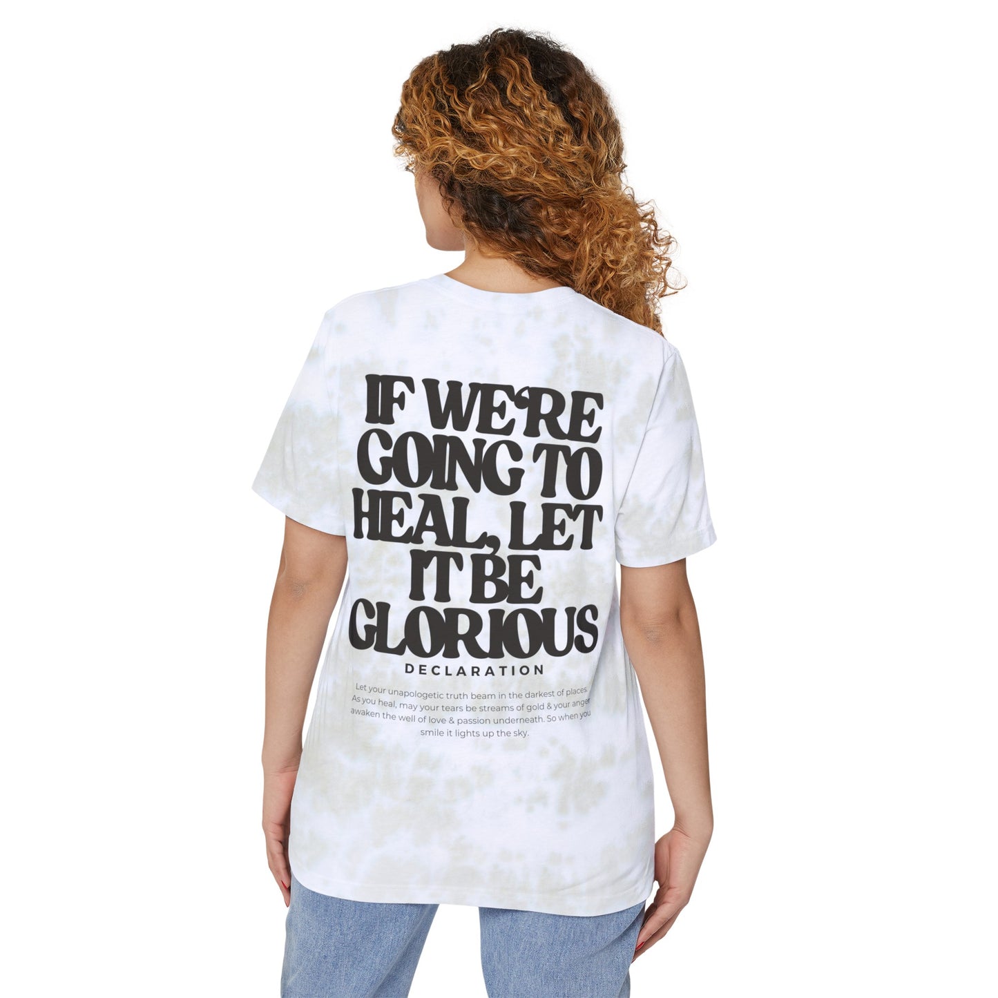 Heal With Glory FWD Fashion Tie-Dyed T-Shirt