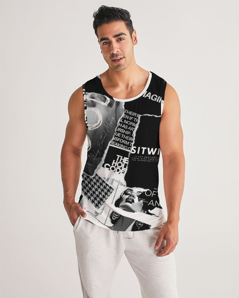 Loud Af Men's All-Over Print Sport Tank
