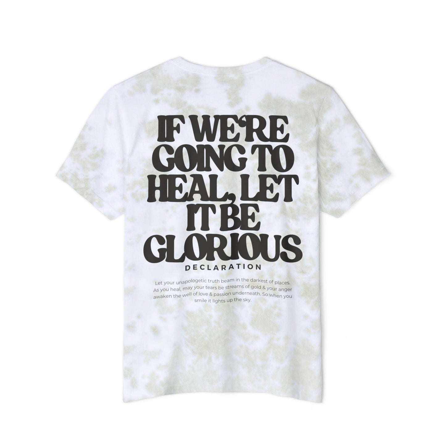 Heal With Glory FWD Fashion Tie-Dyed T-Shirt