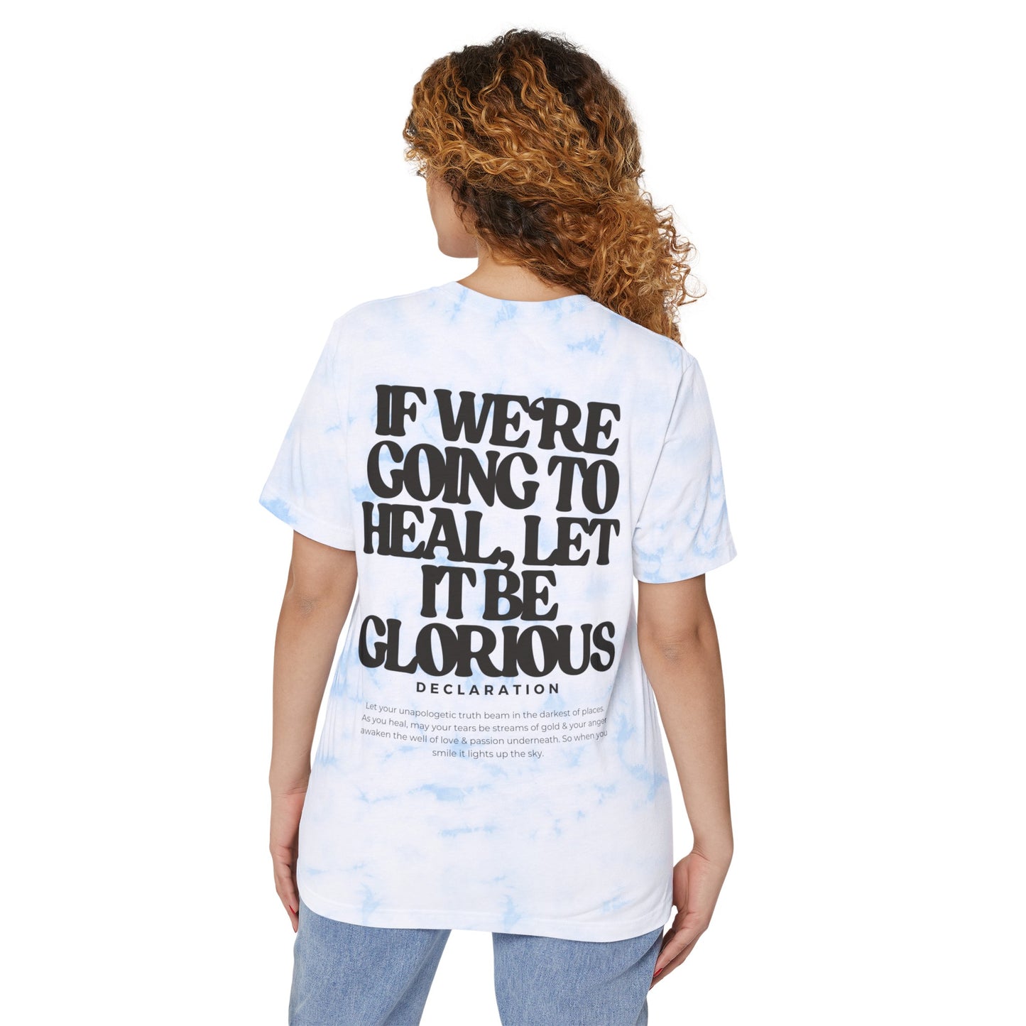 Heal With Glory FWD Fashion Tie-Dyed T-Shirt