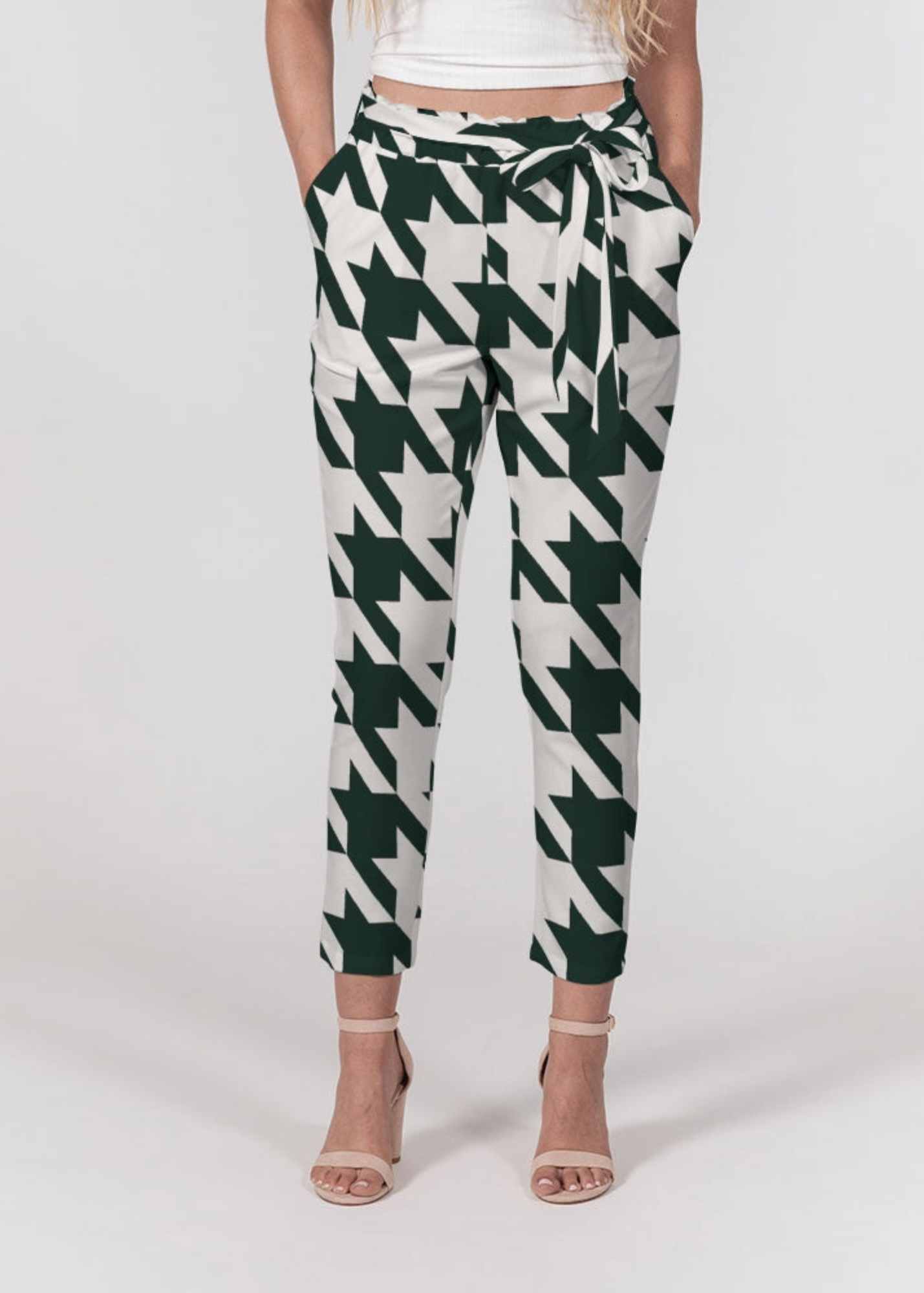 Here Belted Tapered Pants