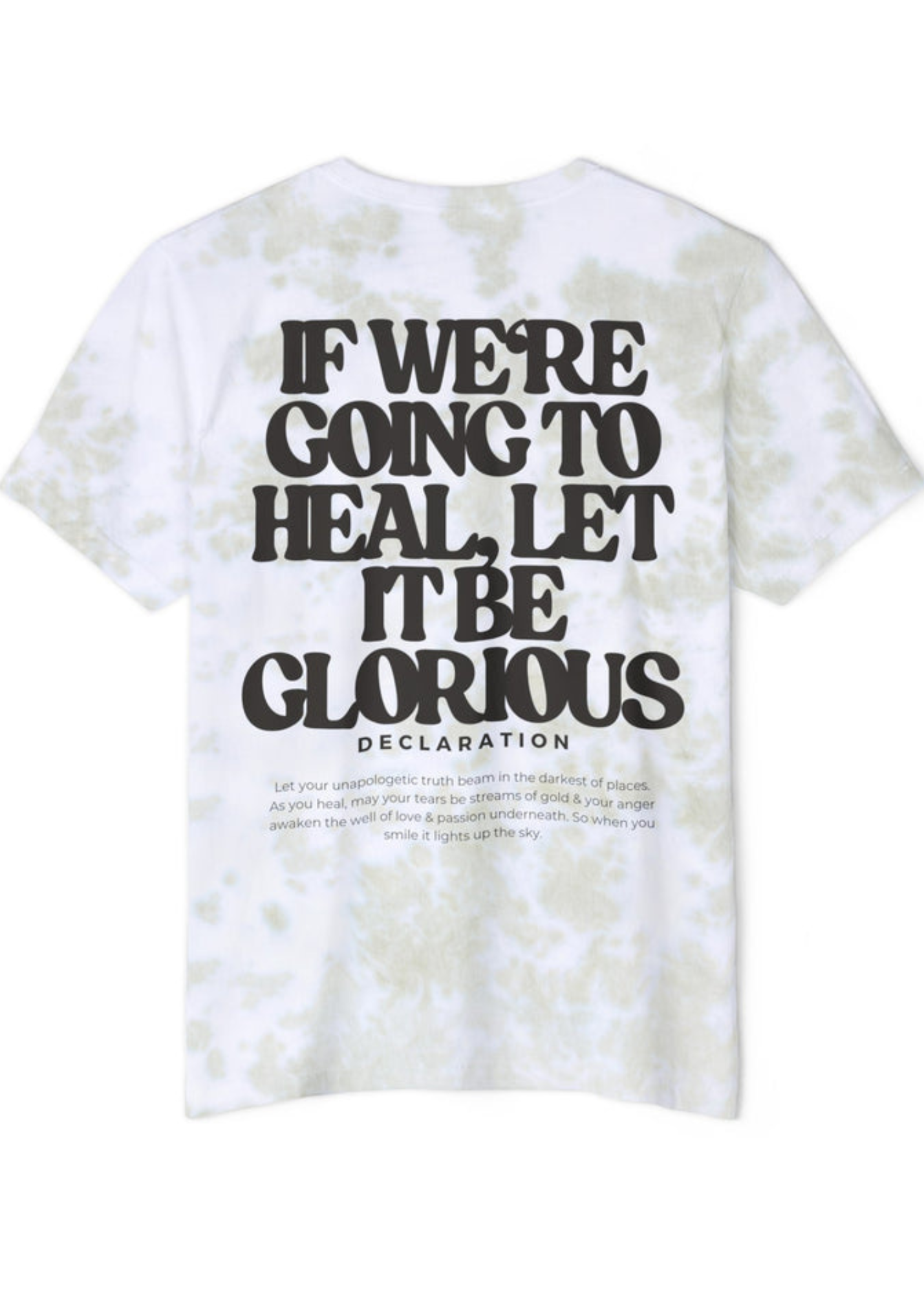 Heal With Glory FWD Fashion Tie-Dyed T-Shirt