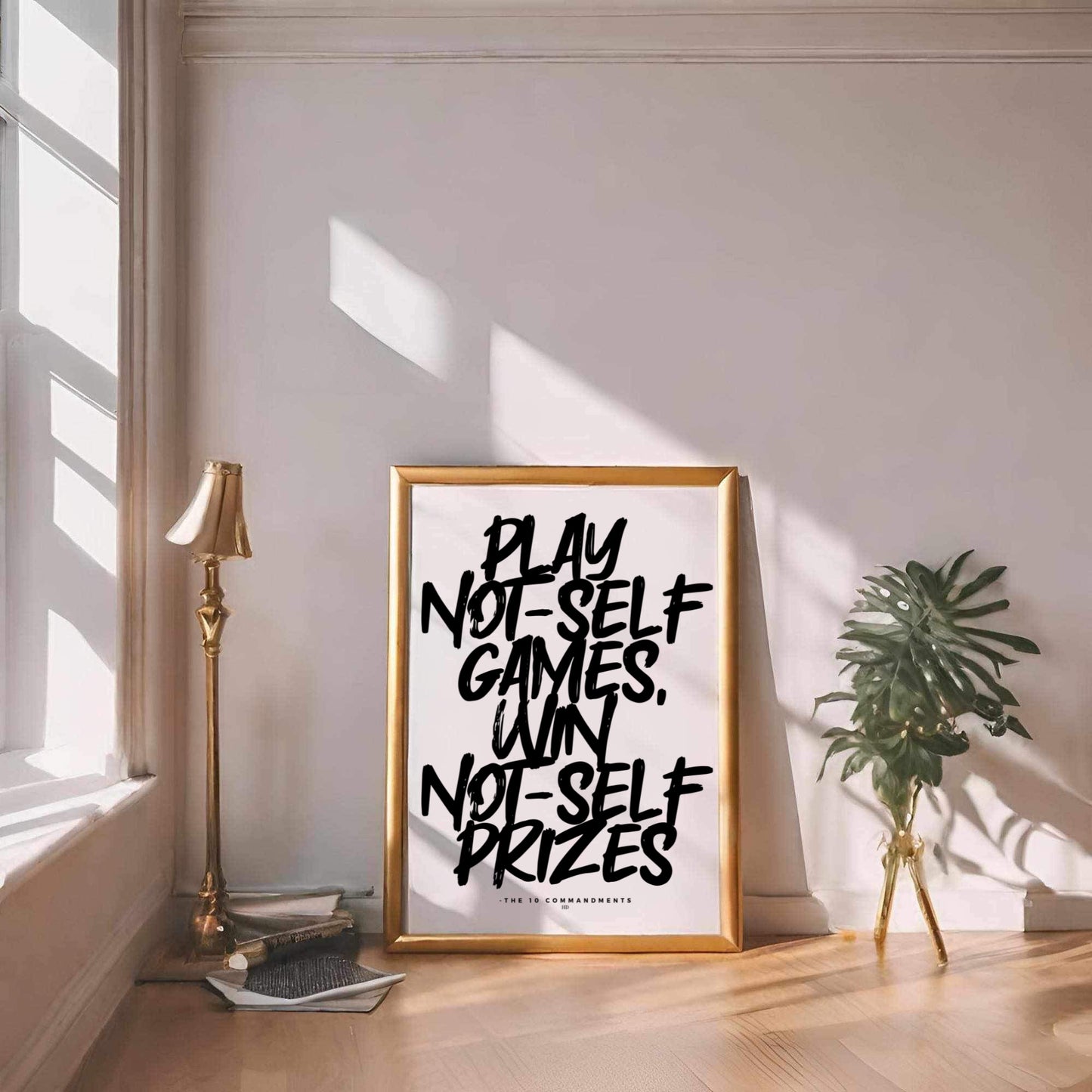 Play Not-Self Games, Win Not-Self Prizes" Human Design Printable Wall Art