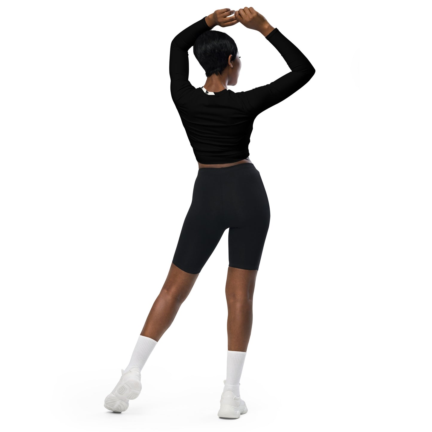 Loud Recycled long-sleeve crop top