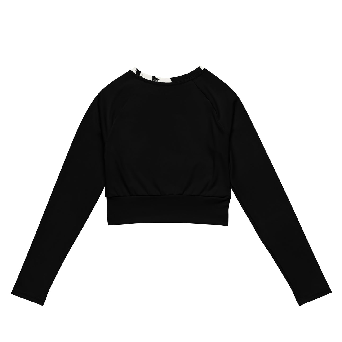 Loud Recycled long-sleeve crop top