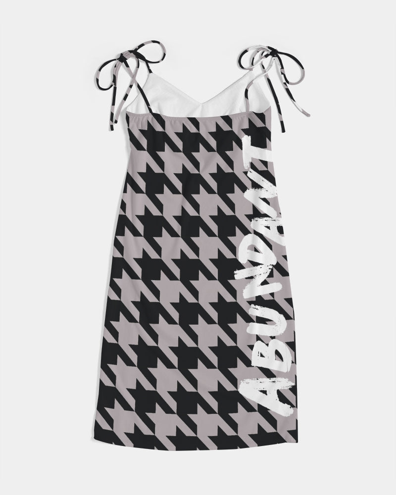 Have A Blast Women's All-Over Print Tie Strap Split Dress