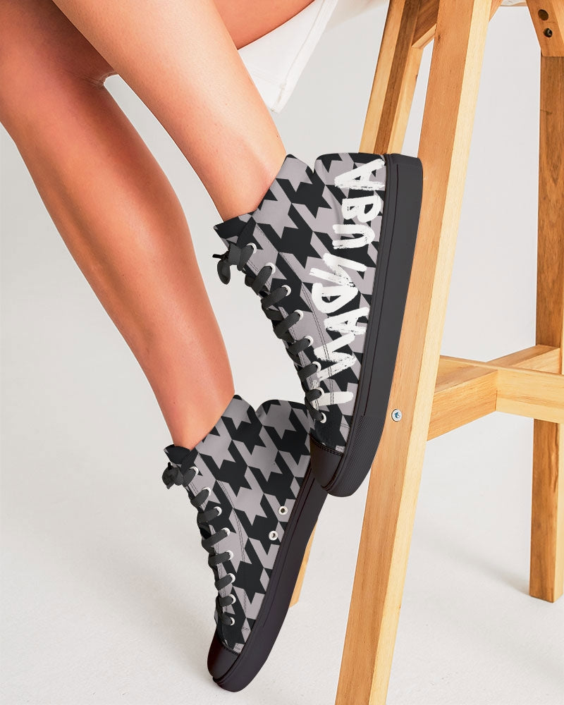Have A Blast Women's Hightop Canvas Shoe - Black