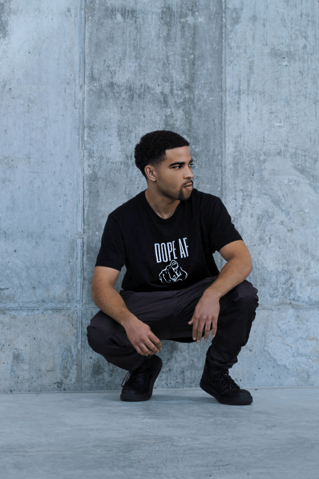 Dope Af Men's Cotton Crew Tee - No Pride Apparel