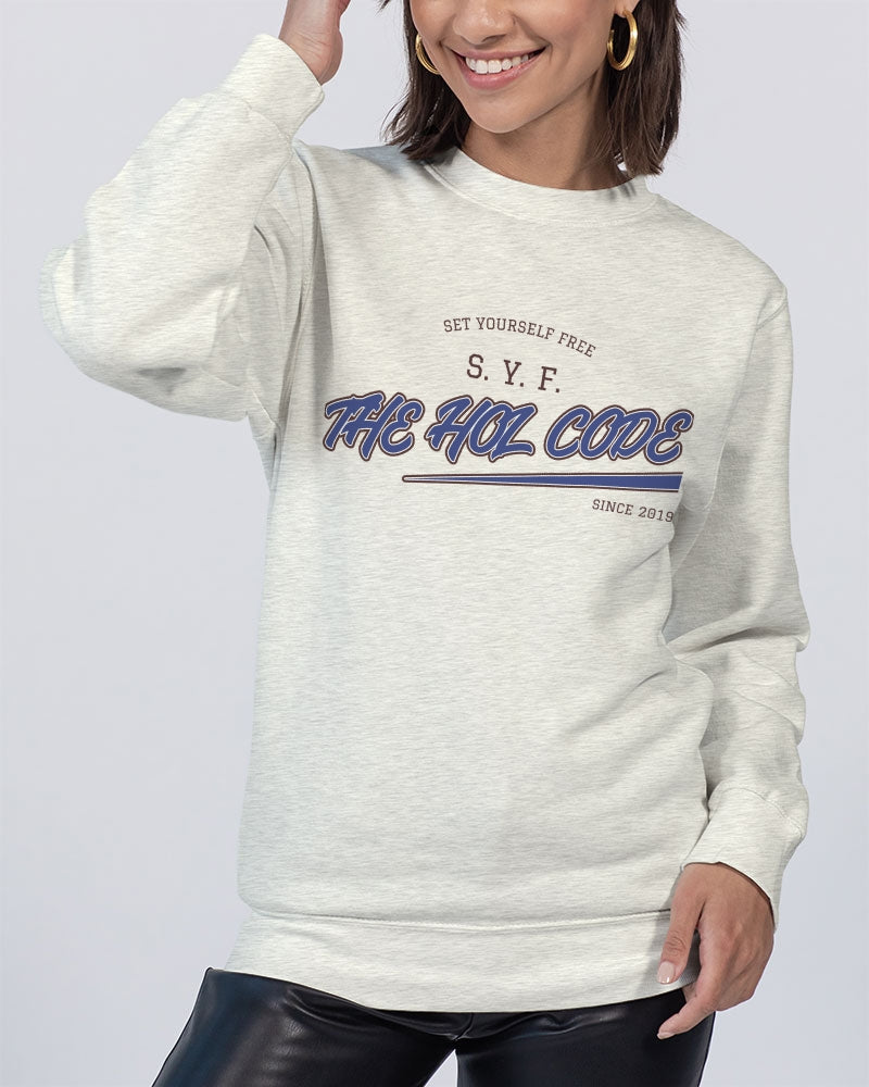 The hol code Unisex Premium Crewneck Sweatshirt | Lane Seven