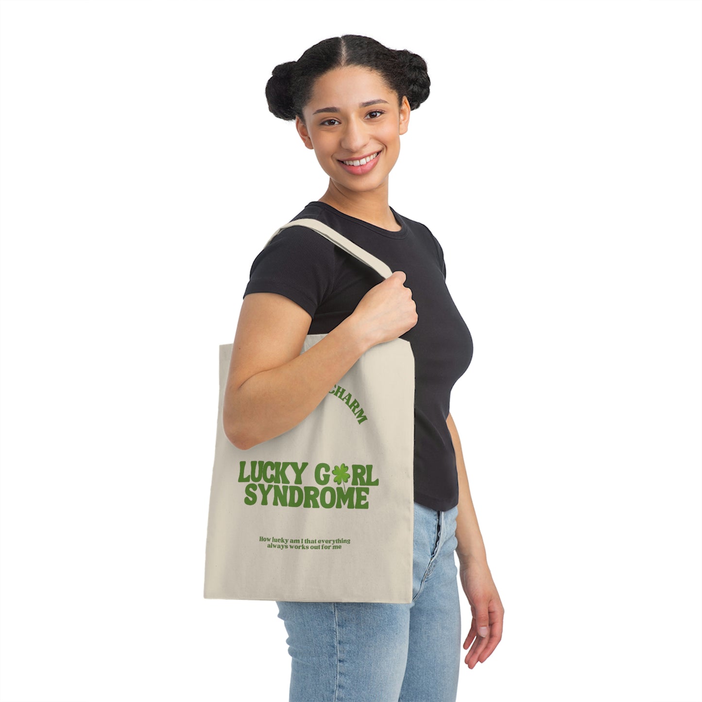 lucky Canvas Tote Bag