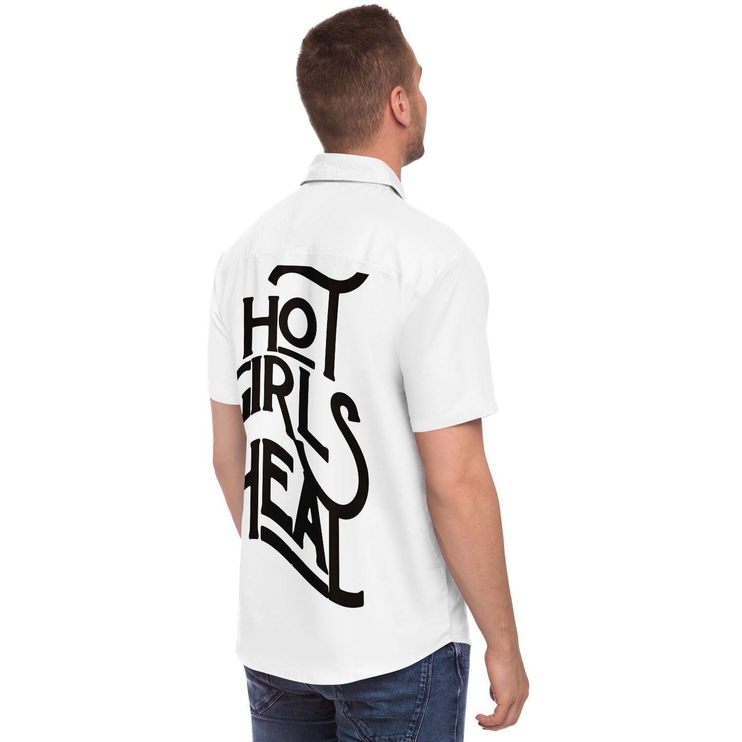 HGH short sleeve button tee