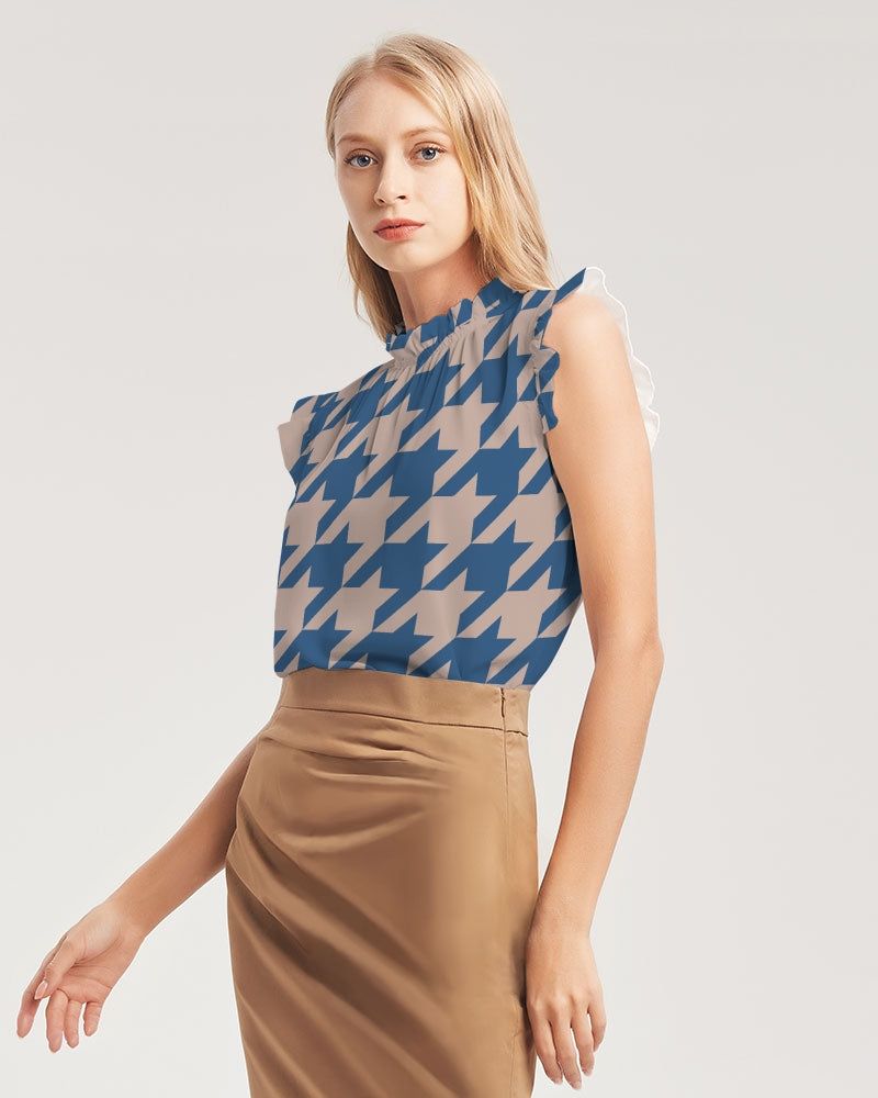 In Her Vision Women's Ruffle Sleeve Top
