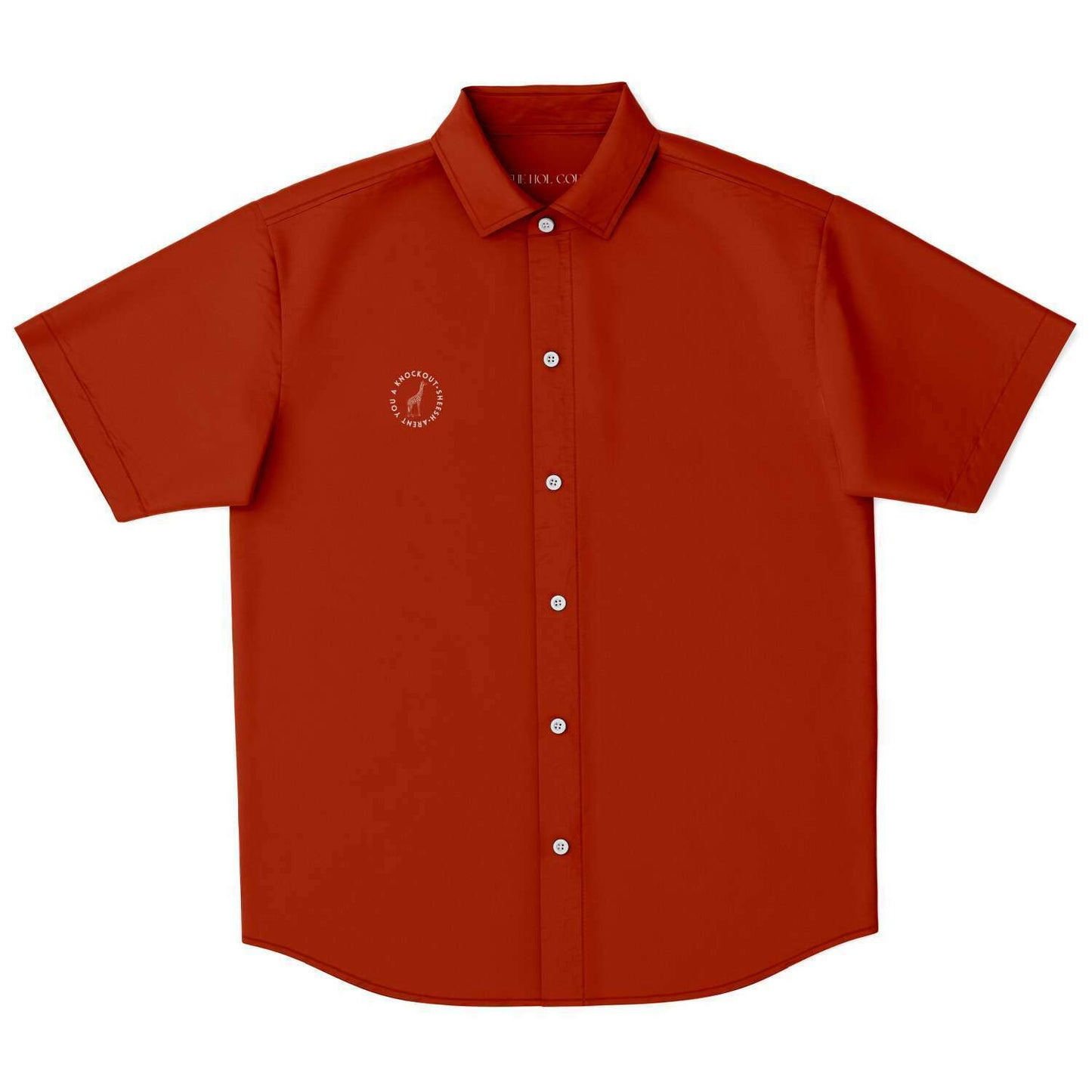 KnockOut Orange Button Tee