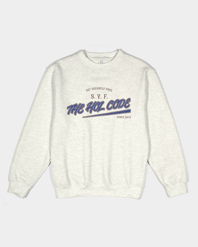 The hol code Unisex Premium Crewneck Sweatshirt | Lane Seven