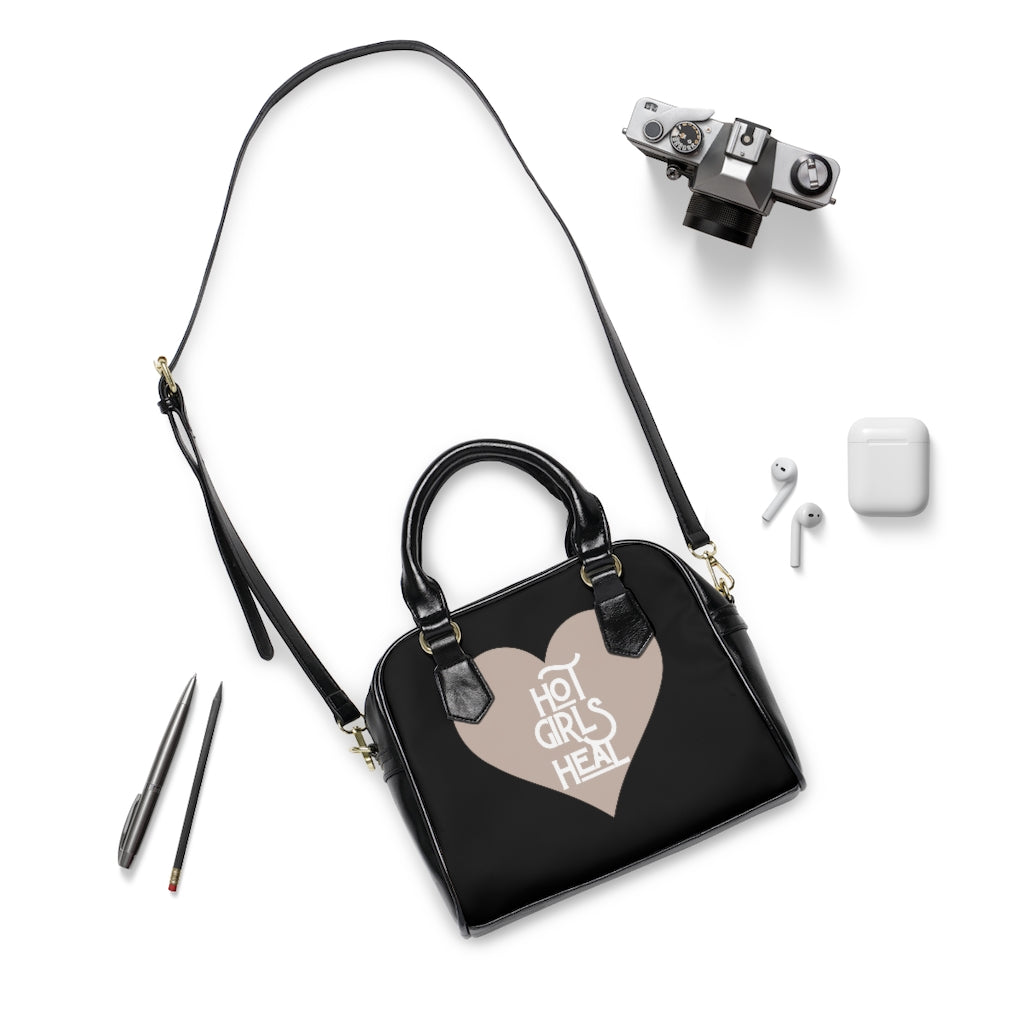 HGH Vegan Leather Shoulder Handbag