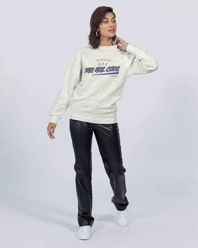 The hol code Unisex Premium Crewneck Sweatshirt | Lane Seven