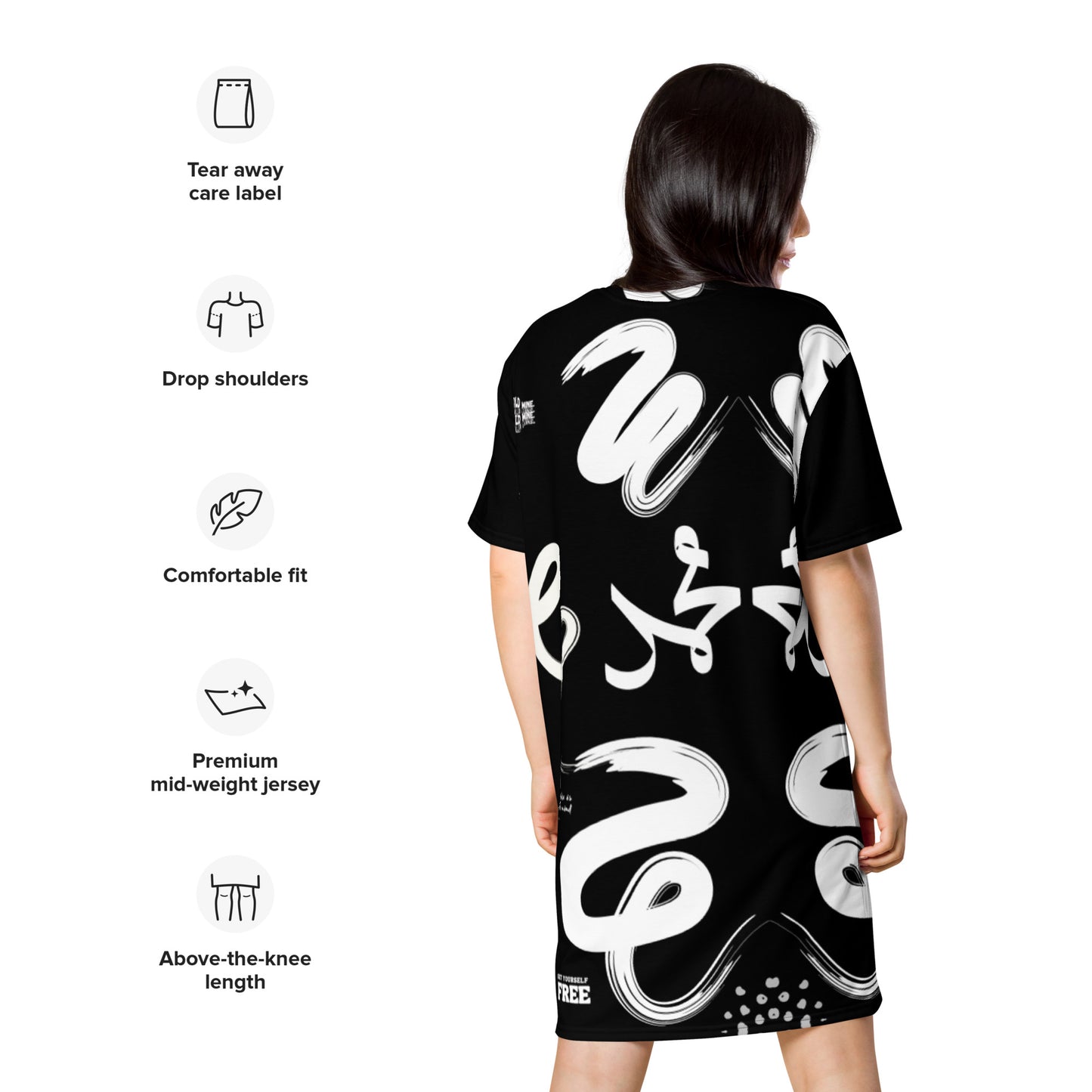 No Question HOL T-shirt dress