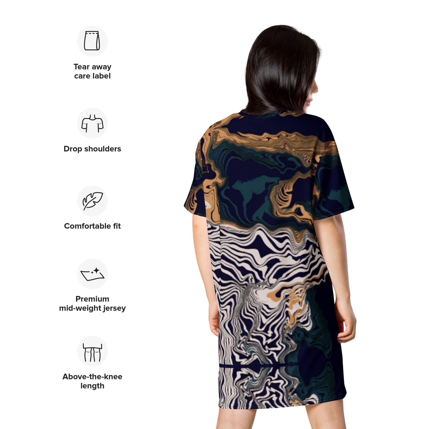 Worth It T-shirt dress