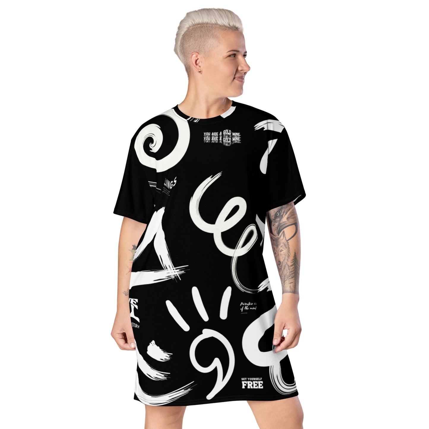 No Question HOL T-shirt dress