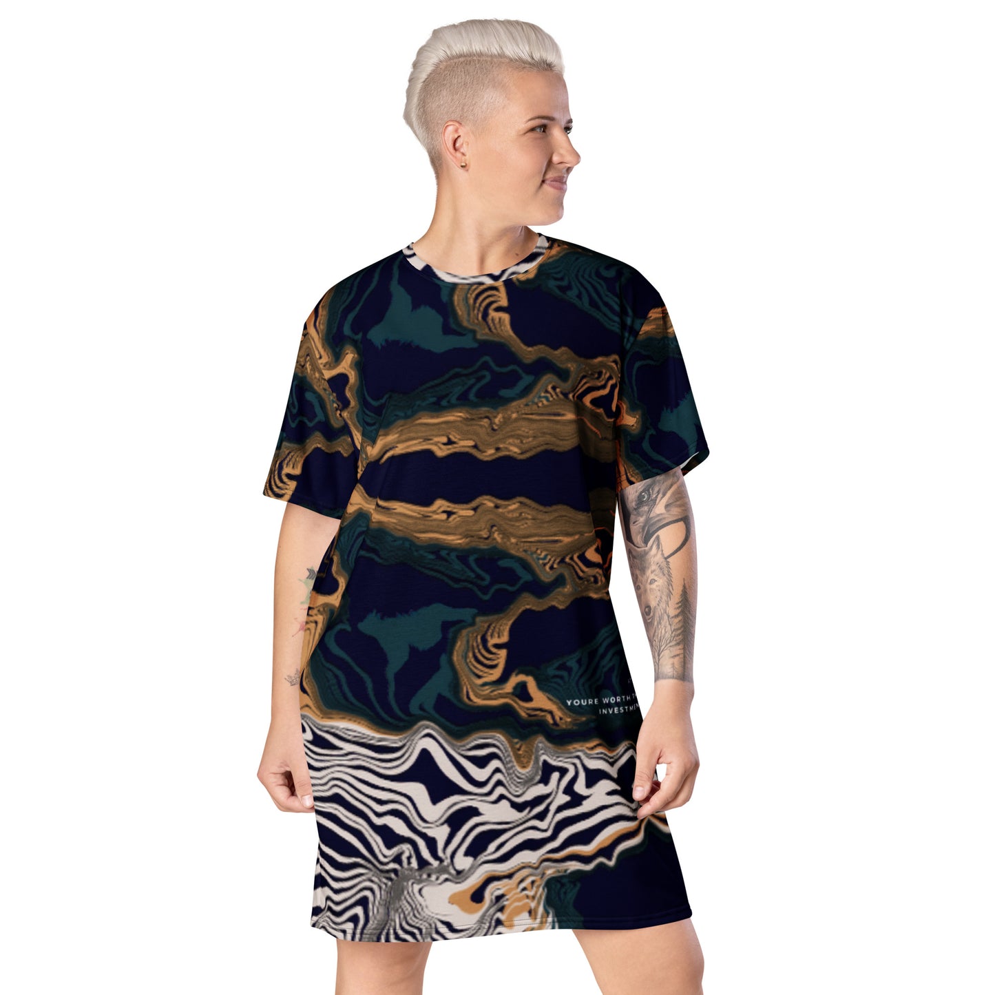 Worth It T-shirt dress