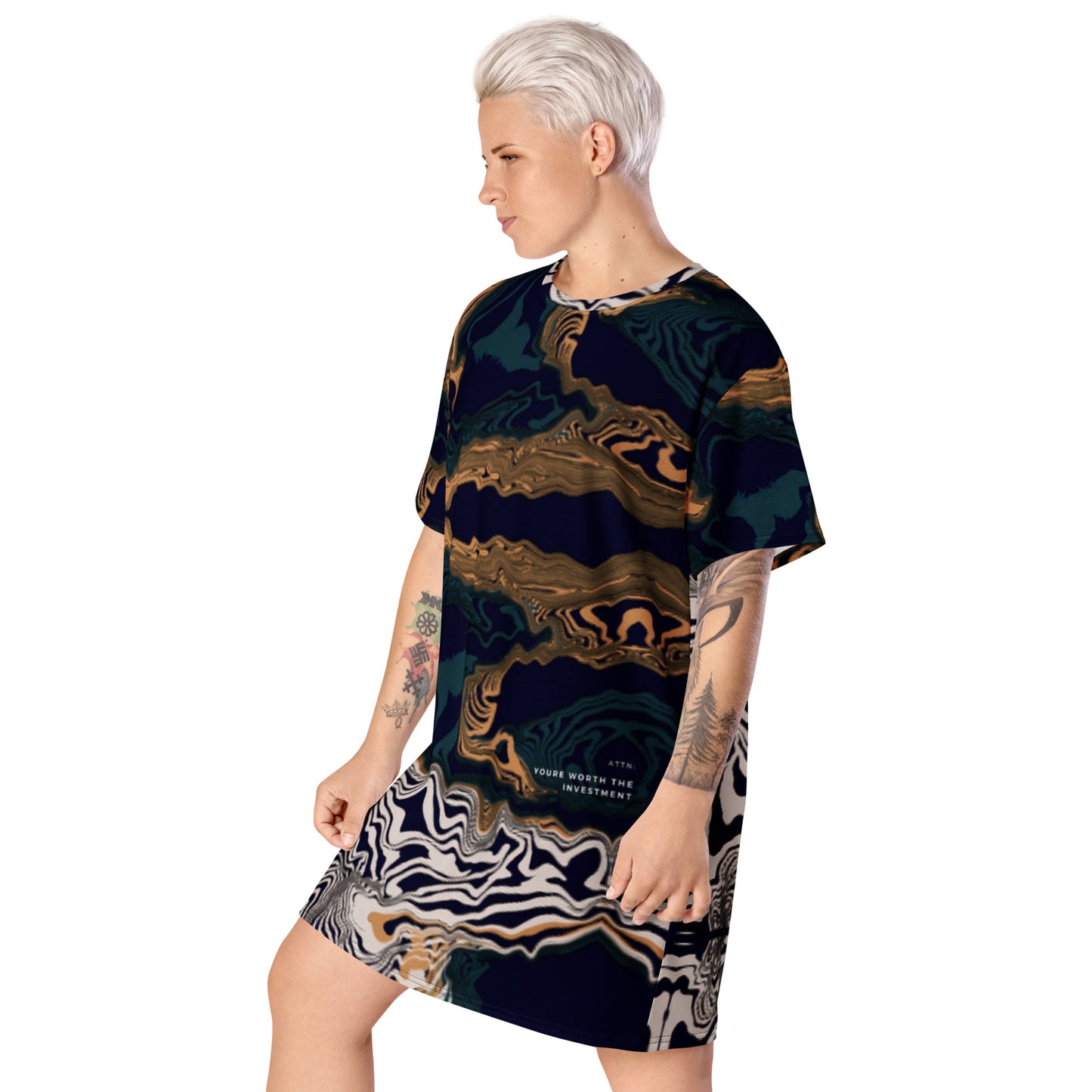 Worth It T-shirt dress