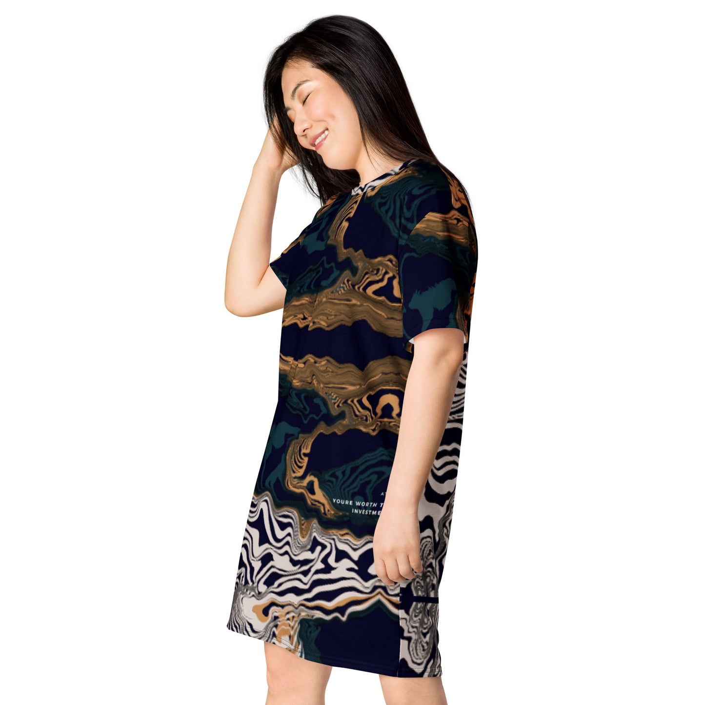 Worth It T-shirt dress