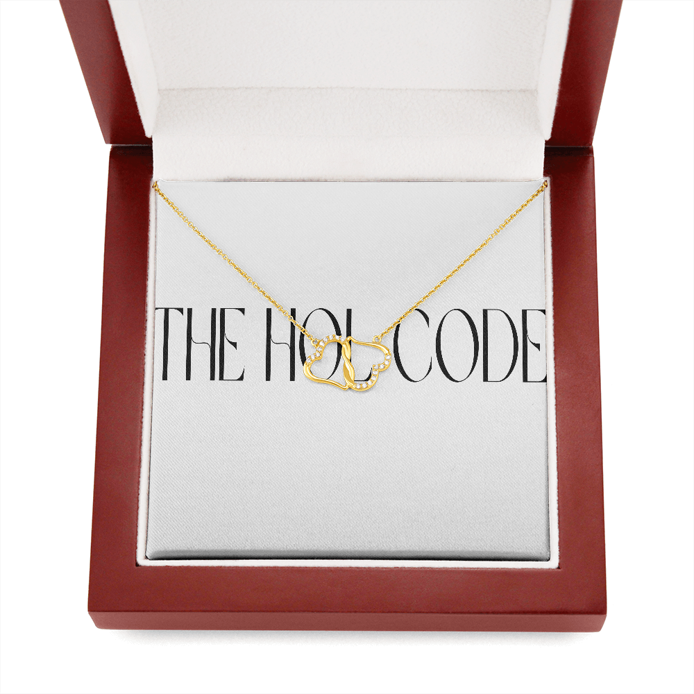 Everlasting love solid gold necklace
