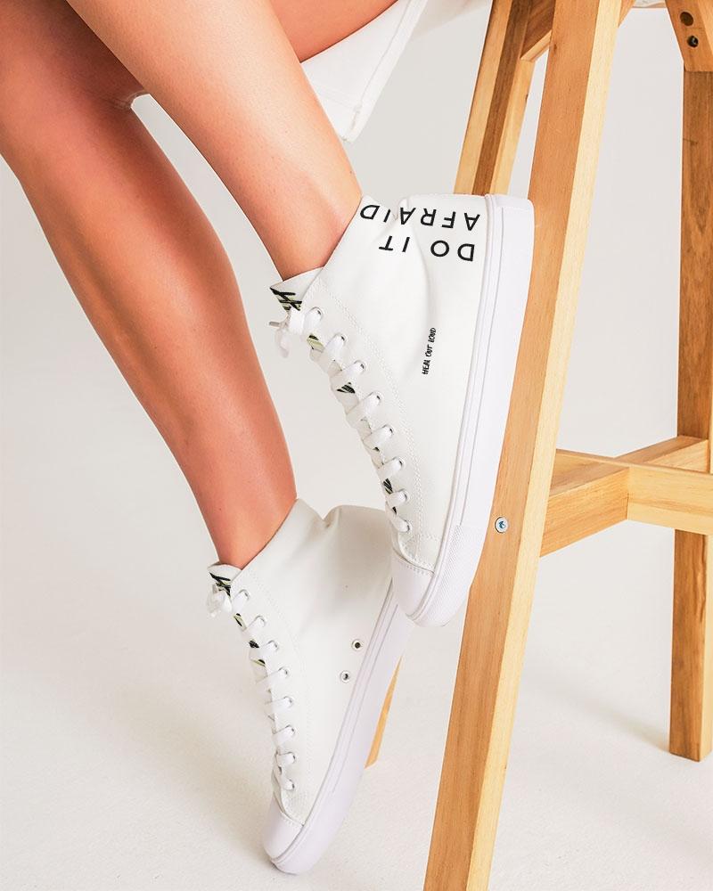 Win Women's Hightop Canvas Shoe - No Pride Apparel