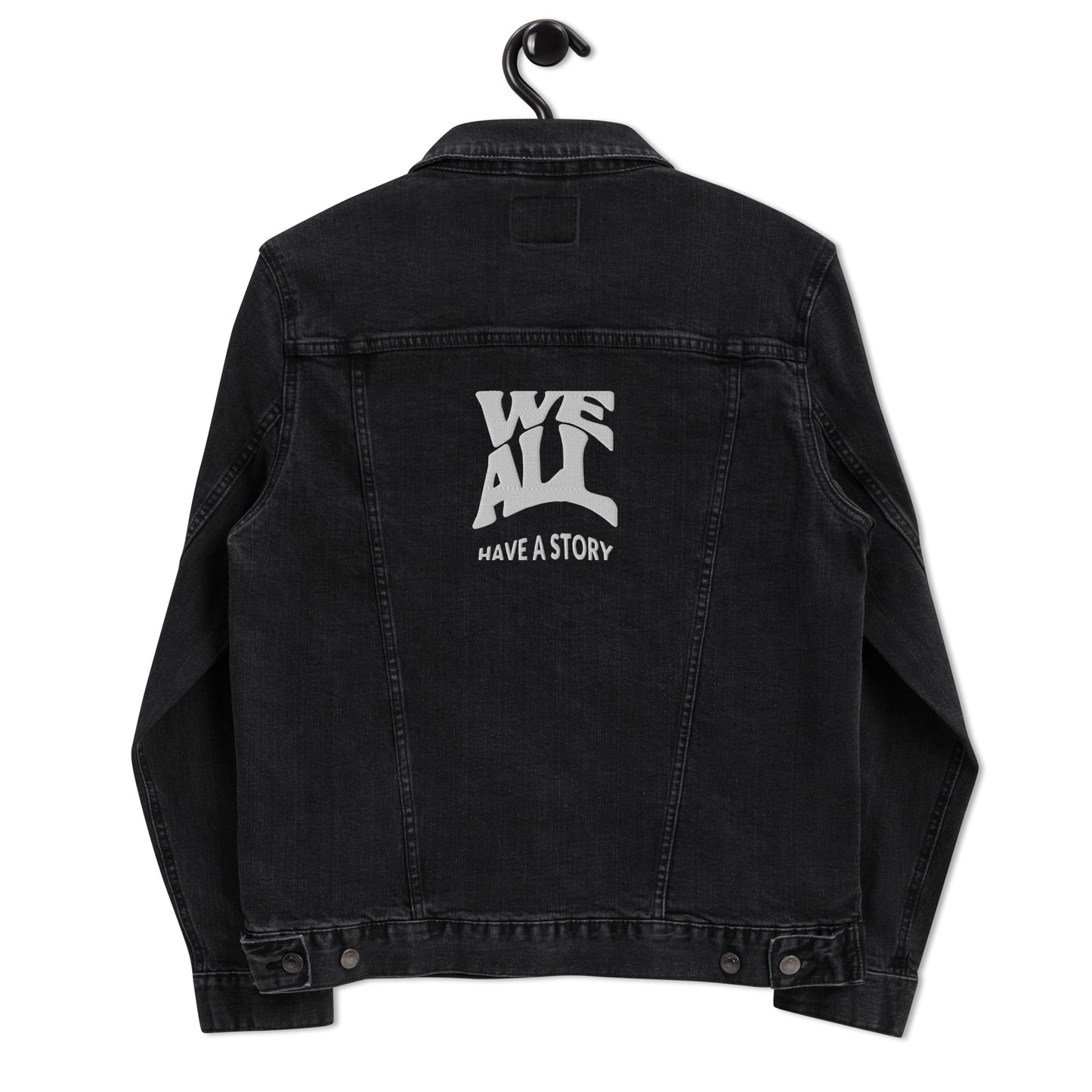 We all have a story Unisex denim jacketi