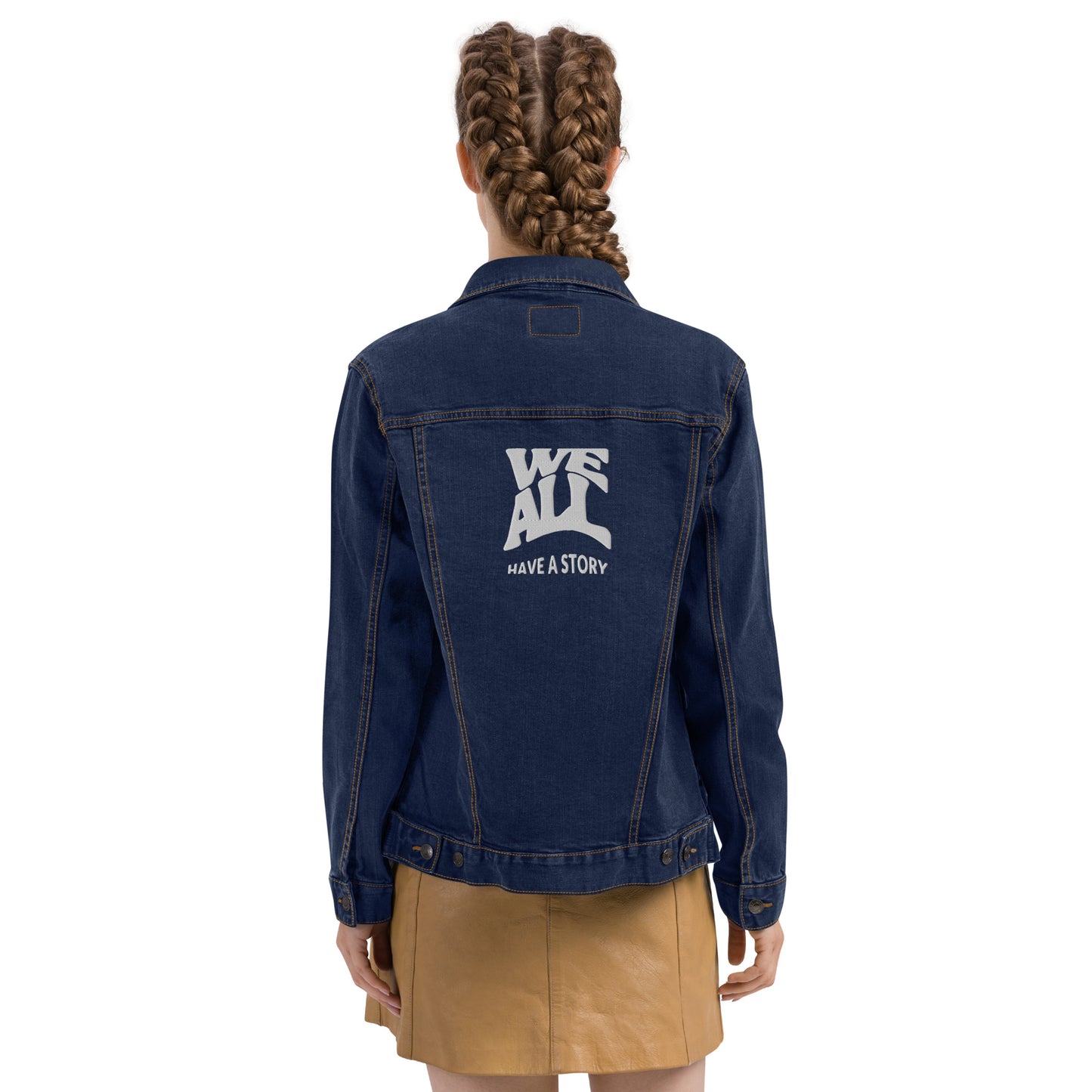 We all have a story Unisex denim jacketi