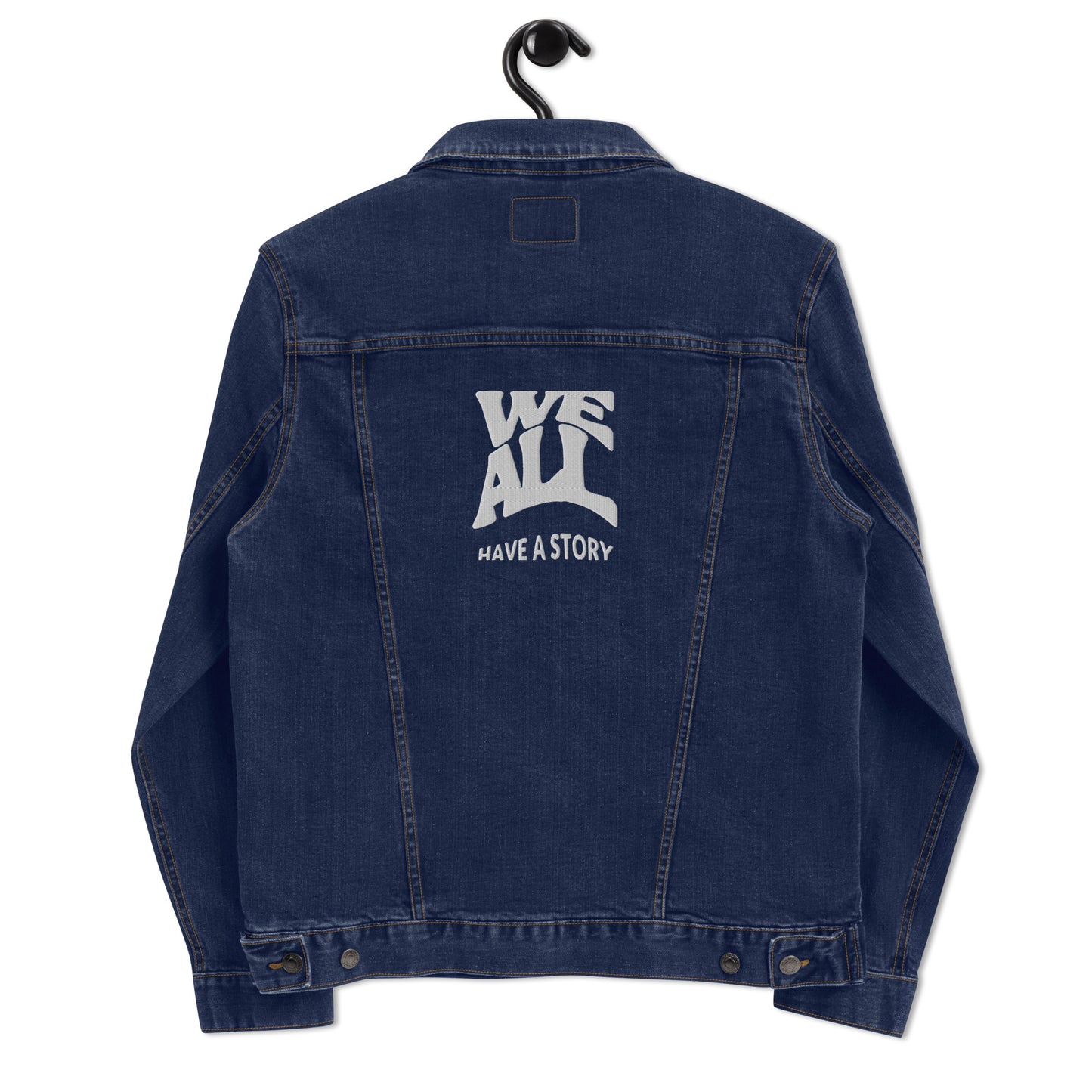 We all have a story Unisex denim jacketi