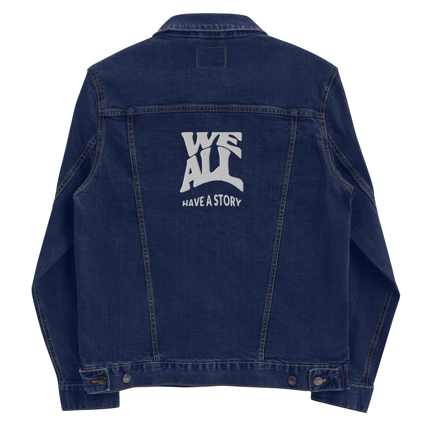 We all have a story Unisex denim jacketi
