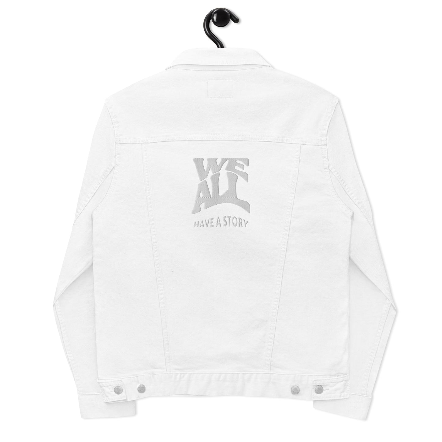 We all have a story Unisex denim jacketi