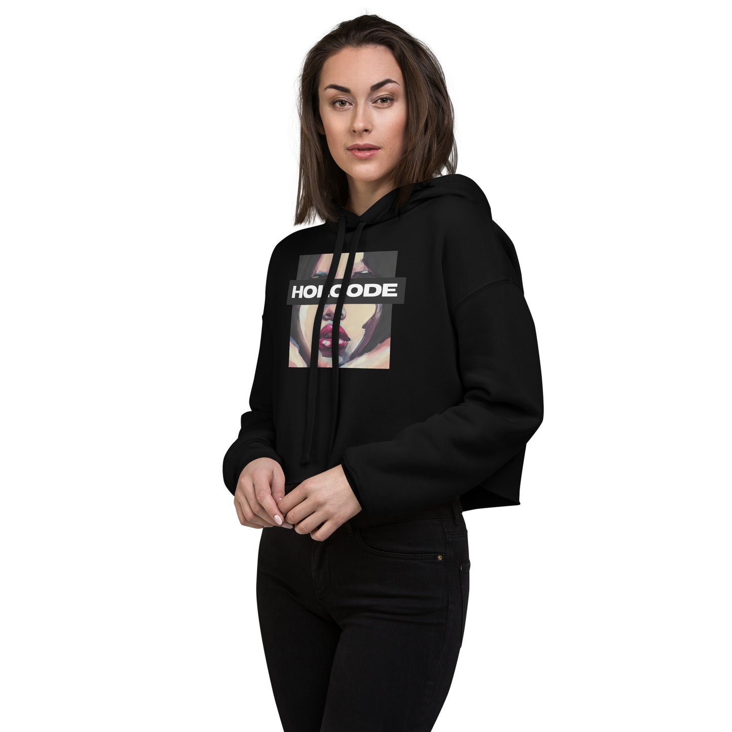Holcode Crop Hoodie