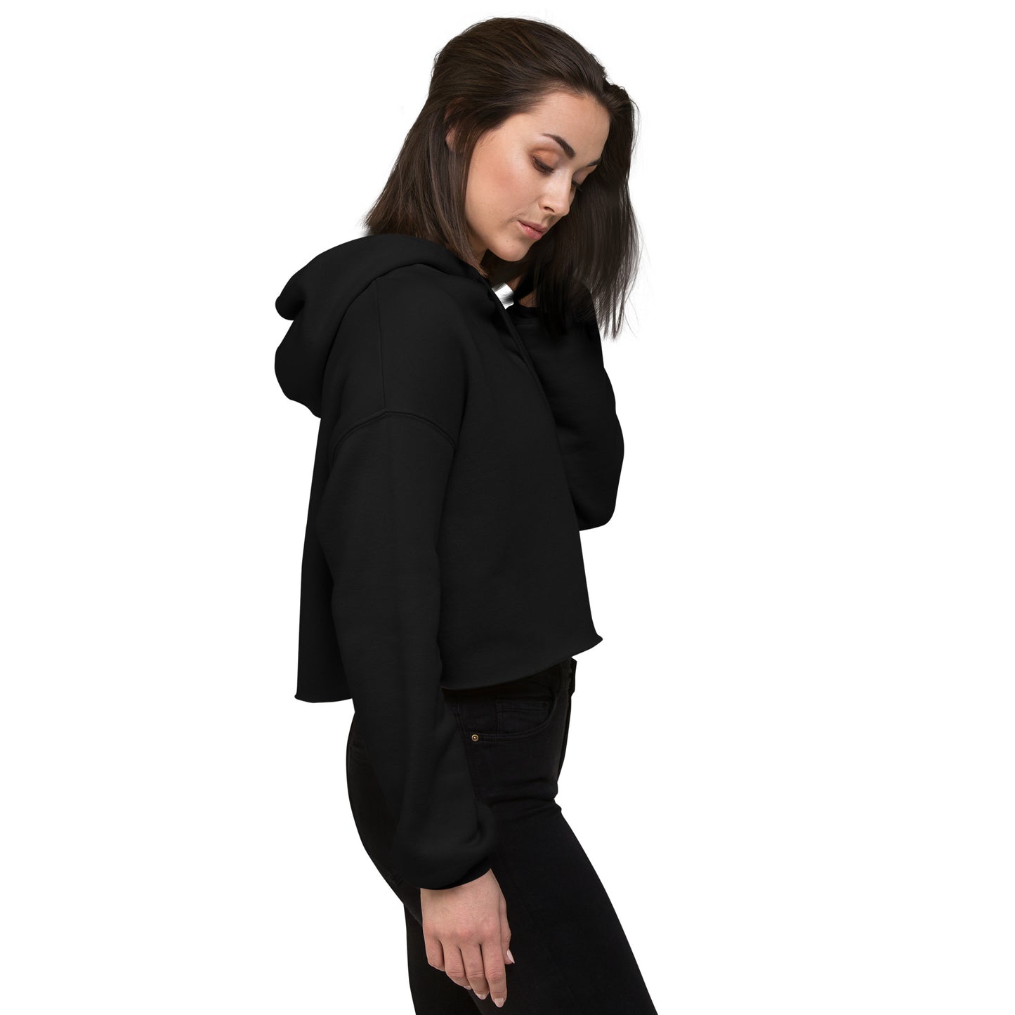 Lack is a Myth Crop Hoodie