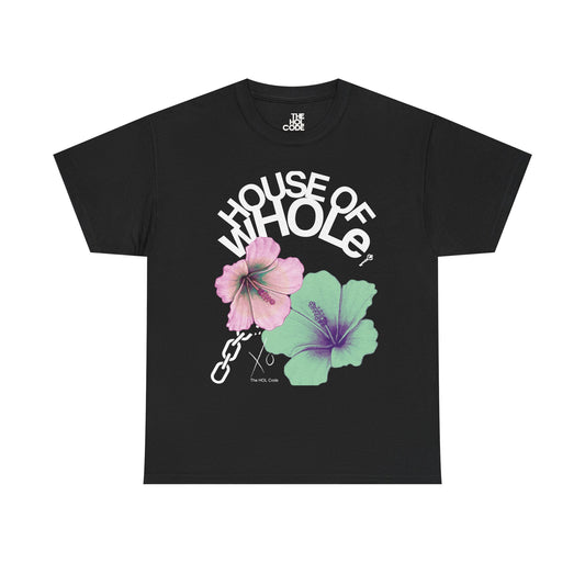 Chic Floral Graphic Tee, Trendy Summer T-Shirt, Gift for Her, Casual Outfit Essential, Unique Style Statement
