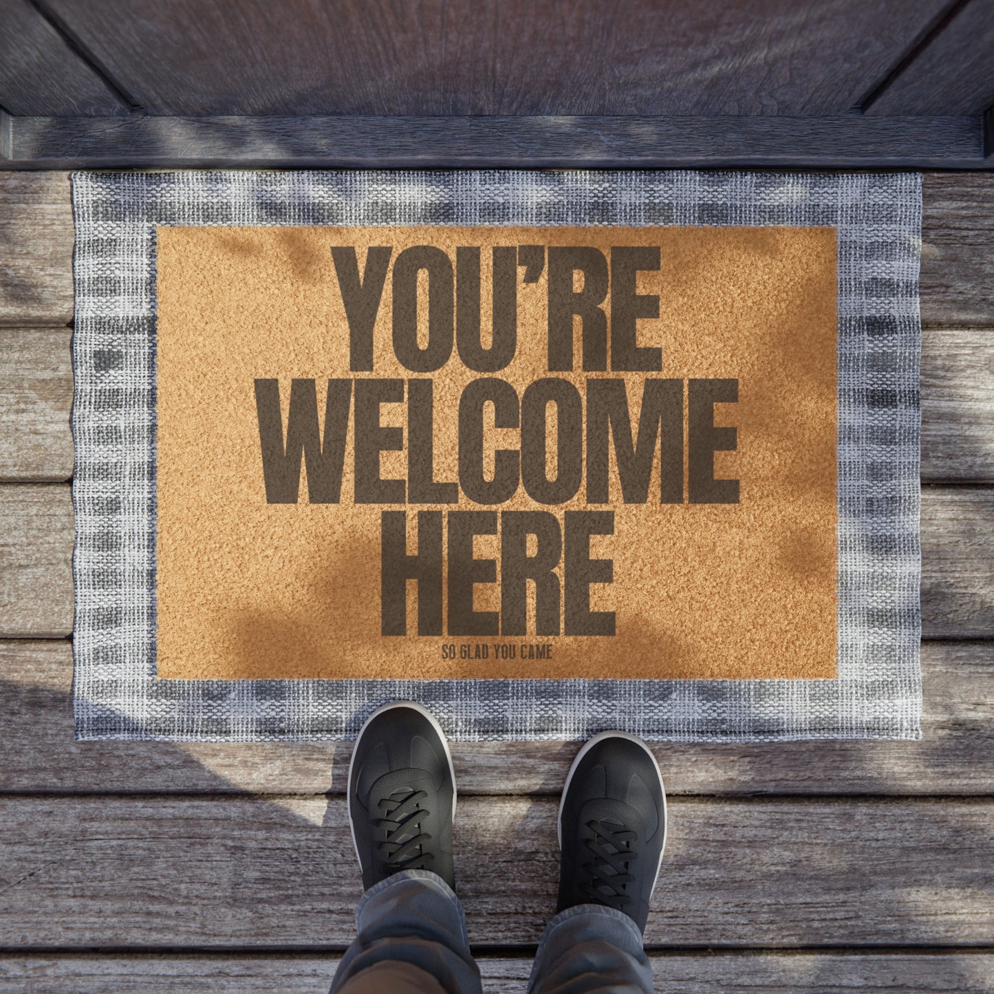 You’re Welcome Here Doormat