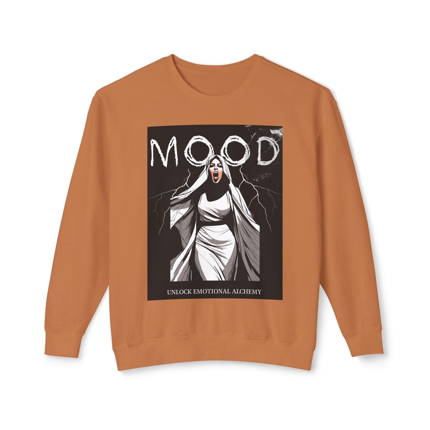 MOOD Mastery Lightweight Crewneck Sweatshirt - Healing Shirt for Women's Mental Health