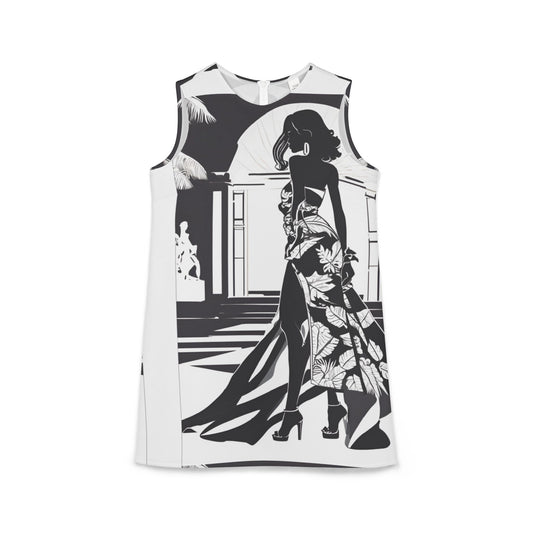 She A-line Sleeveless Dress (AOP)