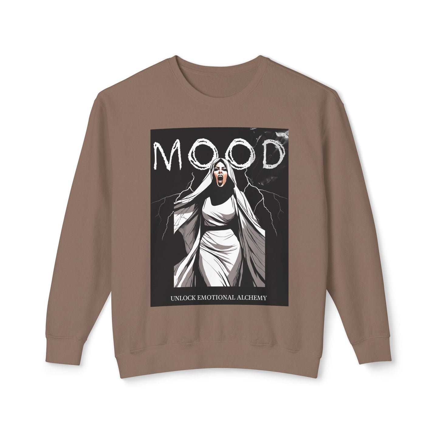 MOOD Mastery Lightweight Crewneck Sweatshirt - Healing Shirt for Women's Mental Health