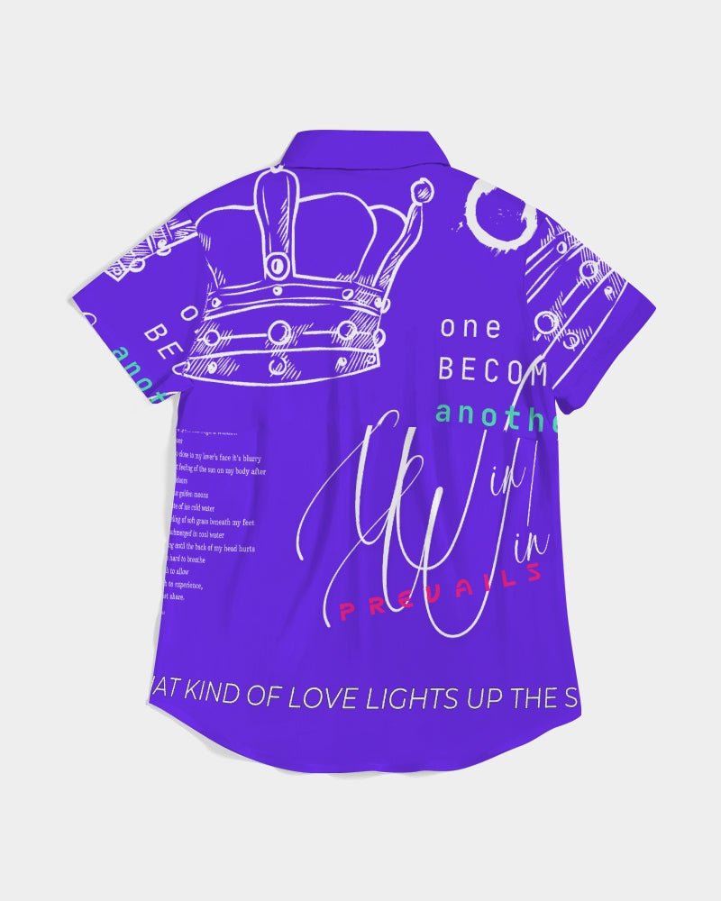 Sapphire Short Sleeve Button Up