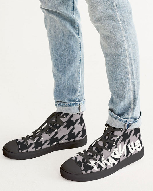 Have A Blast Men's Hightop Canvas Shoe - Black